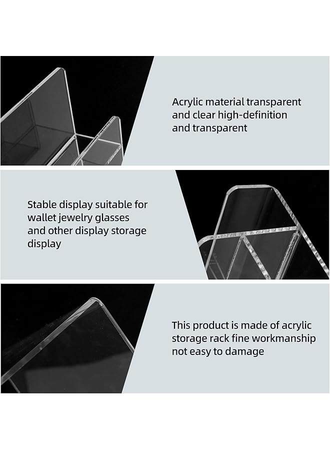 erorex Acrylic 6 Tier Display Stand For Wallets Jewelry Cosmetics And More  - Image 5