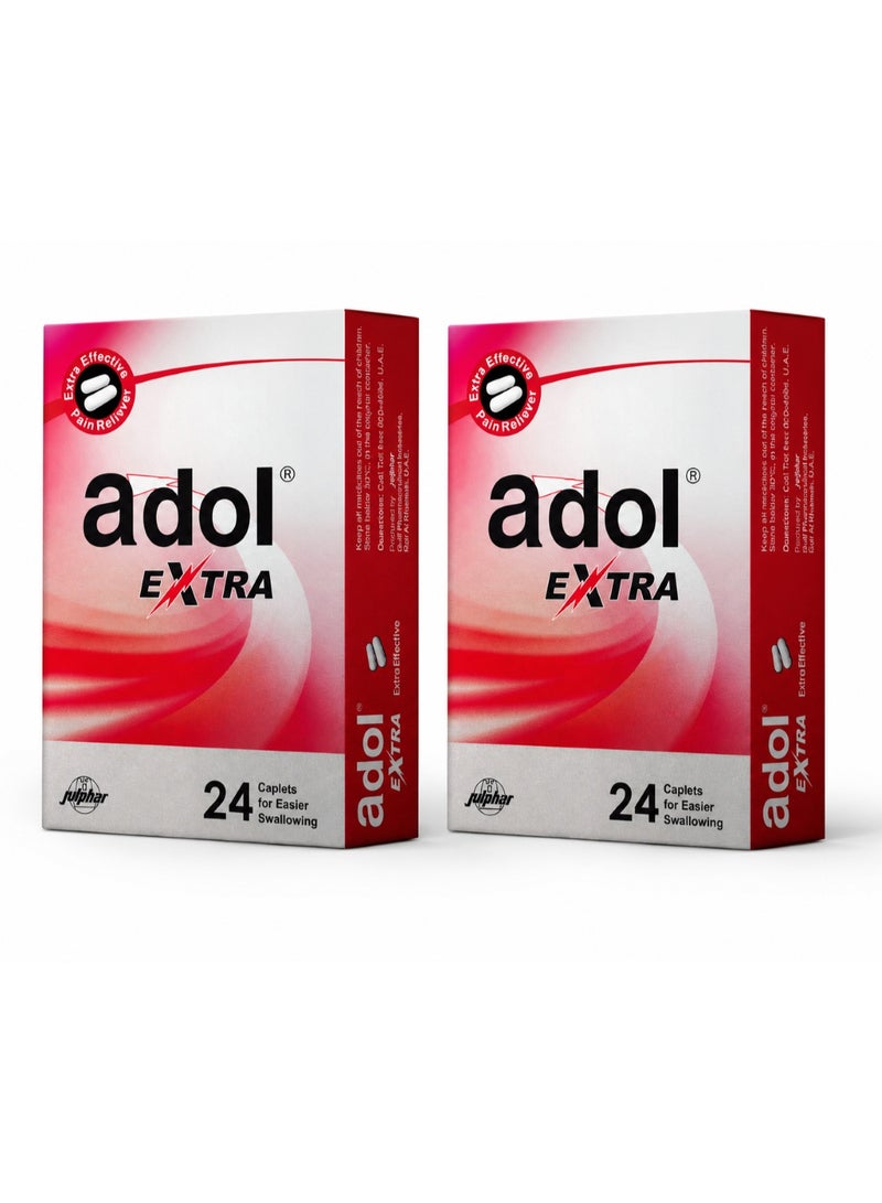 PACK OF 2 Adol-Extra  24pcs