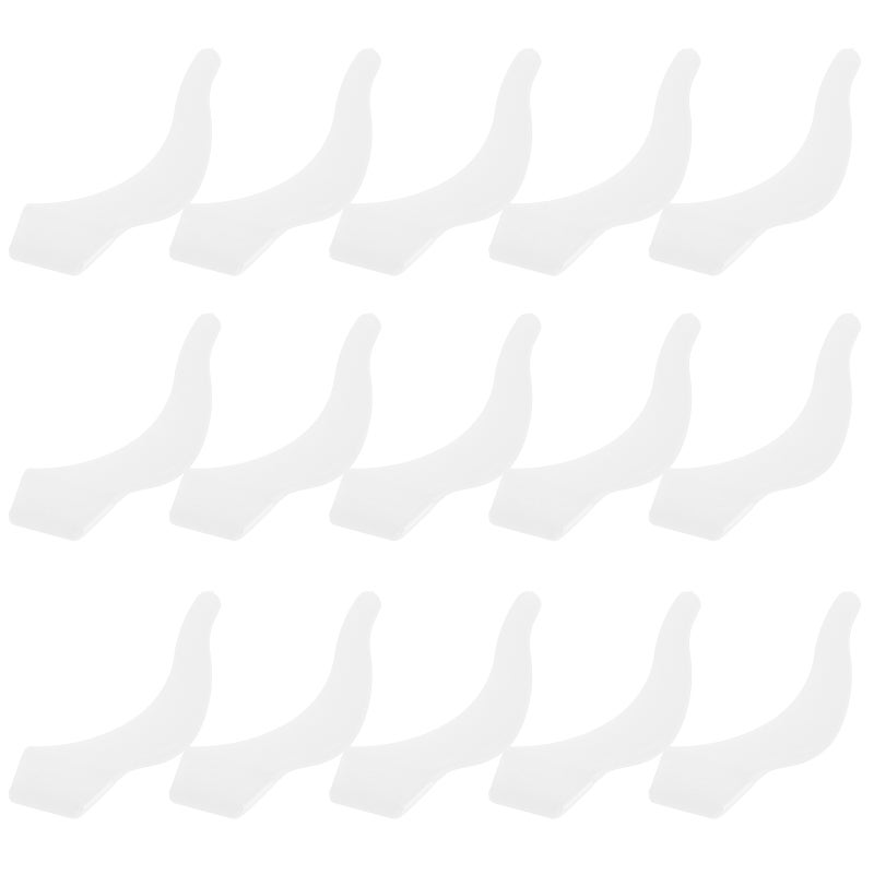 20 Pairs Glasses Anti- Cover Silicone Eyeglasses Holder Silicone Non Ear Grip Hooks Non- Glasses Hooks Glasses Cover Clip Anti-Shedding Silica Clip - Image 1