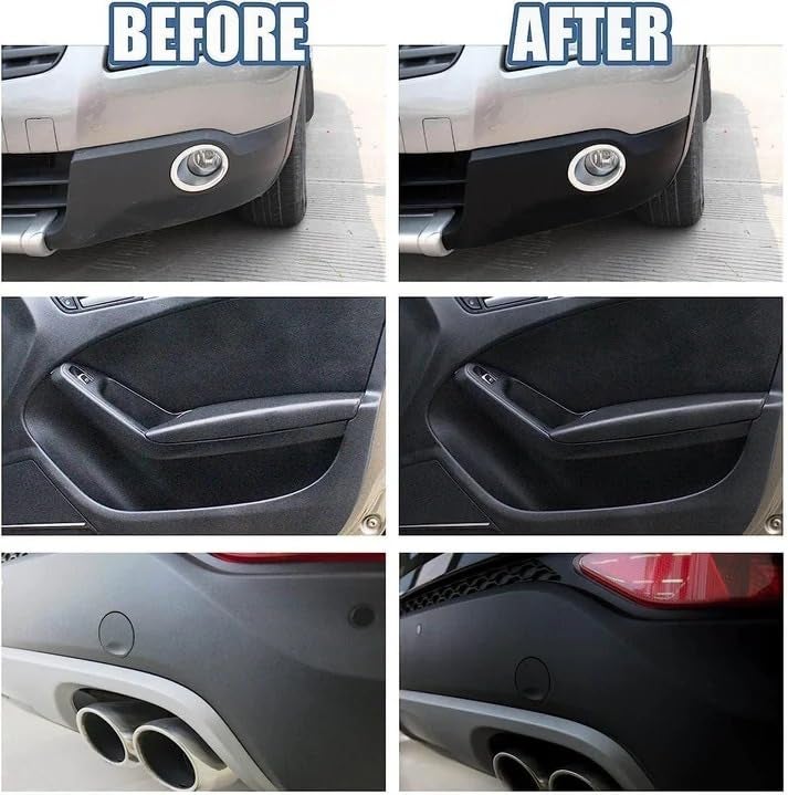 Scentora Plastic Restoring Agent Car Maintenance Specialist Nano Plastic Refresh Coating Restore Shine on Plastic & Leather Parts on Car & Bikes | Reduce Dust Accumulation | Each 100ml (3) - Image 2