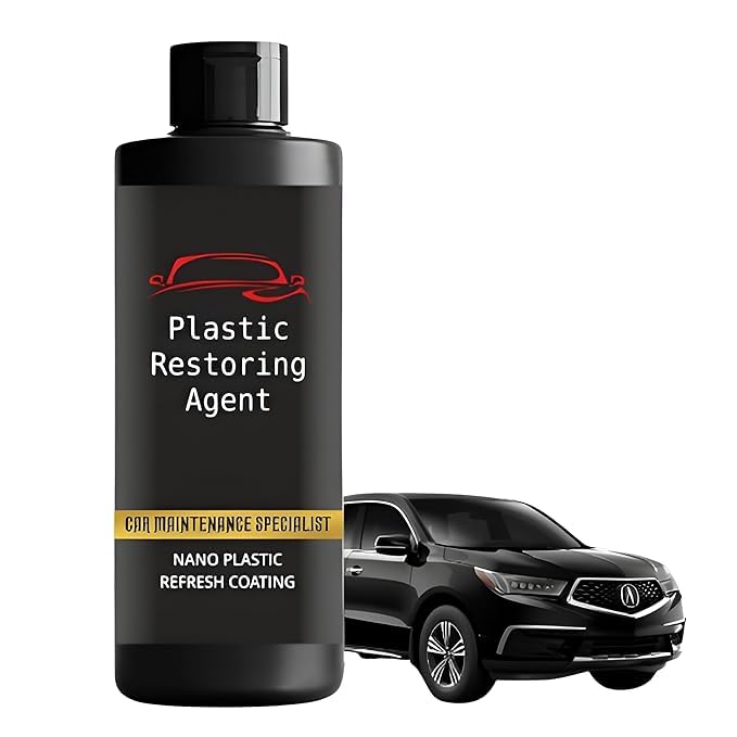 Scentora Plastic Restoring Agent Car Maintenance Specialist Nano Plastic Refresh Coating Restore Shine on Plastic & Leather Parts on Car & Bikes | Reduce Dust Accumulation | Each 100ml (3) - Image 1