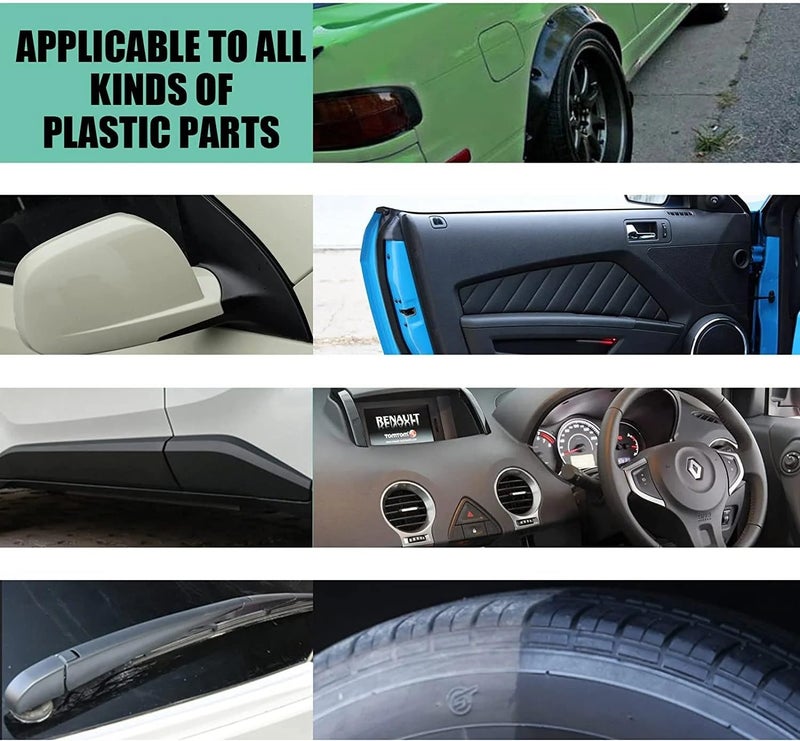 Scentora Plastic Restoring Agent Car Maintenance Specialist Nano Plastic Refresh Coating Restore Shine on Plastic & Leather Parts on Car & Bikes | Reduce Dust Accumulation | Each 100ml (3) - Image 4