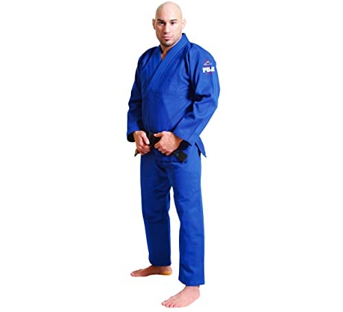 FUJI All-Around Brazilian Style Jiu Jitsu Uniform, Blue, Size A3 - Image 2