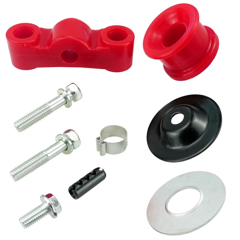 Shift Linkage Hardware Pin Clip and Energy Suspension Bushing Fit for Honda Civic CRX Acura Integra Transmission Shifter Stabilizer Bushing Kit Fit B Series Linkage and Swaps Shifter Bushing Kit