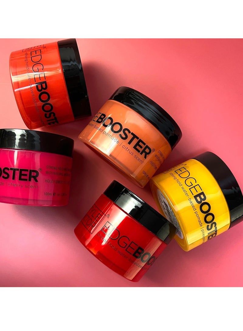 Edge Booster Style Factor Edge Booster Strong Hold Water-Based Pomade 3.38oz-Raspberry Scent  - Image 4