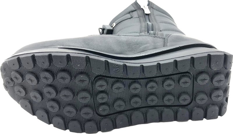 Çiğdem Kundura Çiğdem Snow Boot Unisex - Snow 8 - Black-Side-Zipper - 38 - Image 5