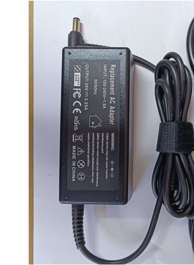 CSF AC ADAPTER 20V 3.25A(20V*3.25A=65W)Lenovo 3000 IdeaPad Y100 Y300 Y310 Y330 Y400 Y410 Y410P Y430 Y450 Y460 Y460A Y460C Y460N Y460P Y470 Y470A Y470P Y470N Y471A Y480 Y485 Y485P Y500 Y510 Y510P Y530 Y550 Y550A Y550P Y560 Y560A  - Image 1