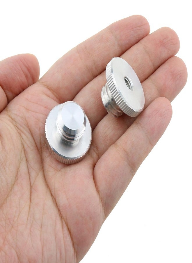 LUORNG 2pcs Aluminum Alloy 1/4" to 5/8" Threaded Screw Adapter for Tripod Laser Level Adapter - Image 5