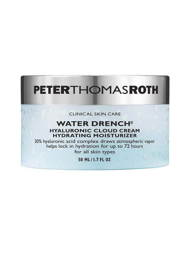 PETER THOMAS ROTH ; Water Drench Hyaluronic Cloud Cream ; Hydrating Moisturizer For Face Up To 72 Hours Of Hydration For More Youthfullooking Skin Fragnance Free 1.69 Fl Oz - Image 1