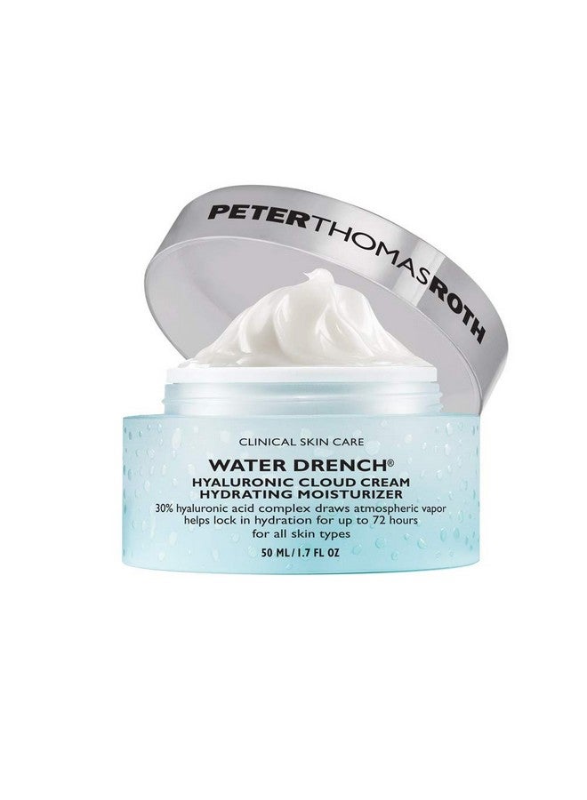 PETER THOMAS ROTH ; Water Drench Hyaluronic Cloud Cream ; Hydrating Moisturizer For Face Up To 72 Hours Of Hydration For More Youthfullooking Skin Fragnance Free 1.69 Fl Oz - Image 3