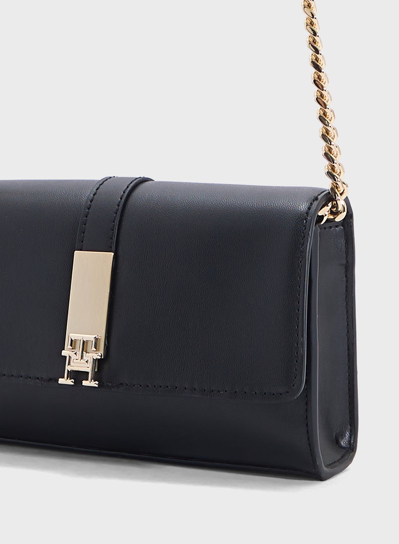 تومي هيلفيغر حقيبة كروس بودي ميني هيريتيج بسلسلة - Image 4