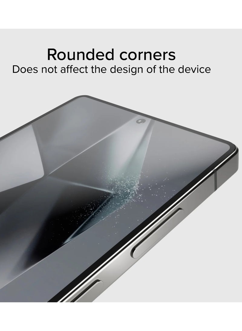 Premium Tempered Glass Screen Protector for Samsung Galaxy S25 Ultra – Full Glue, Edge-to-Edge Coverage, 9H Hardness, Anti-Fingerprint, Scratch Resistant, Ultrasonic Fingerprint Sensor Compatible - Image 2