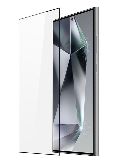 Premium Tempered Glass Screen Protector for Samsung Galaxy S25 Ultra – Full Glue, Edge-to-Edge Coverage, 9H Hardness, Anti-Fingerprint, Scratch Resistant, Ultrasonic Fingerprint Sensor Compatible