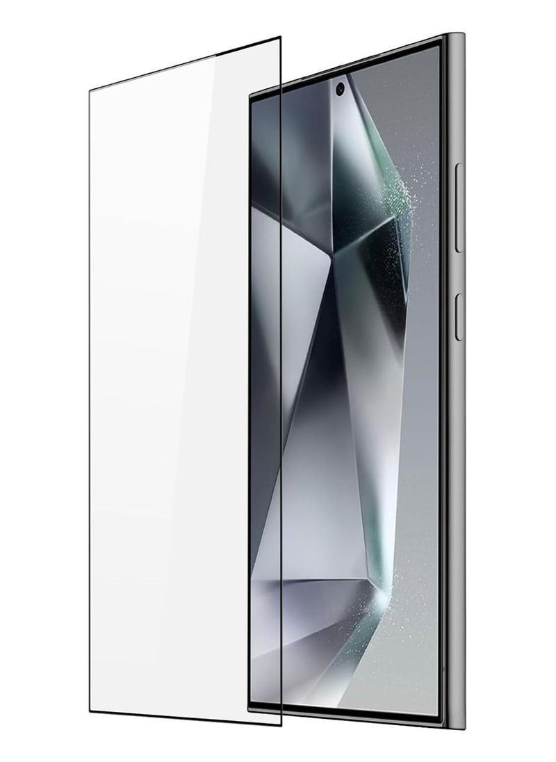 Generic - Premium Tempered Glass Screen Protector for Samsung Galaxy S25 Ultra – Full Glue, Edge-to-Edge Coverage, 9H Hardness, Anti-Fingerprint, Scratch Resistant, Ultrasonic Fingerprint Sensor Compatible - Image 1