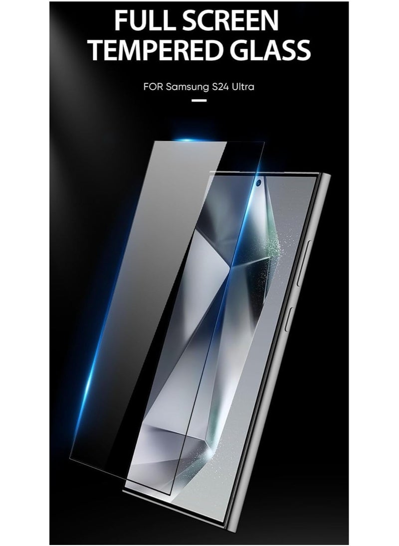 Generic - Premium Tempered Glass Screen Protector for Samsung Galaxy S25 Ultra – Full Glue, Edge-to-Edge Coverage, 9H Hardness, Anti-Fingerprint, Scratch Resistant, Ultrasonic Fingerprint Sensor Compatible - Image 1