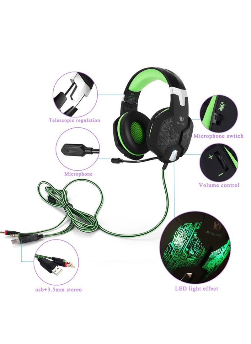 KOTION EACH - Luminous Wired Gaming Headset - Image 1