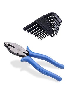 Inditrust Inditrust AllenHex Key Set of 10 Pieces from 15 to10 mm 8 inch Combination Plier  - Image 1