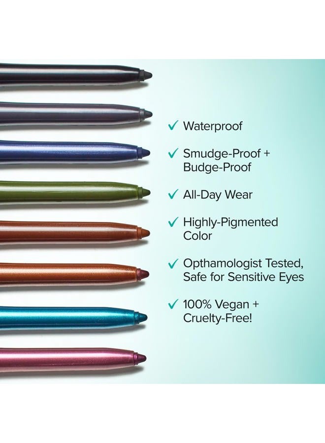 Thrive Causemetics Infinity Waterproof Eyeliner Pencil, Built In Sharpener & Smudge Tip, Long Lasting, Smudge Proof, Hyaluronic Acid & Shea Butter, Vegan & Cruelty Free, Lauren (Black Matte) - Image 2