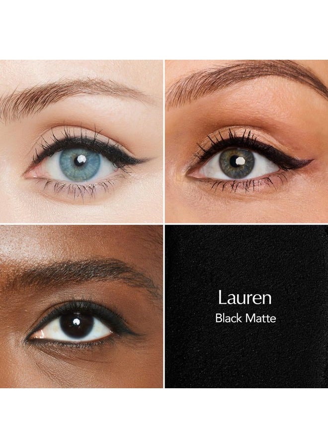 Thrive Causemetics Infinity Waterproof Eyeliner Pencil, Built In Sharpener & Smudge Tip, Long Lasting, Smudge Proof, Hyaluronic Acid & Shea Butter, Vegan & Cruelty Free, Lauren (Black Matte) - Image 3