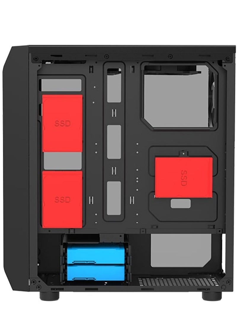FANTECH - AERO CG80 Space Edition RGB Middle Tower Case - Image 1