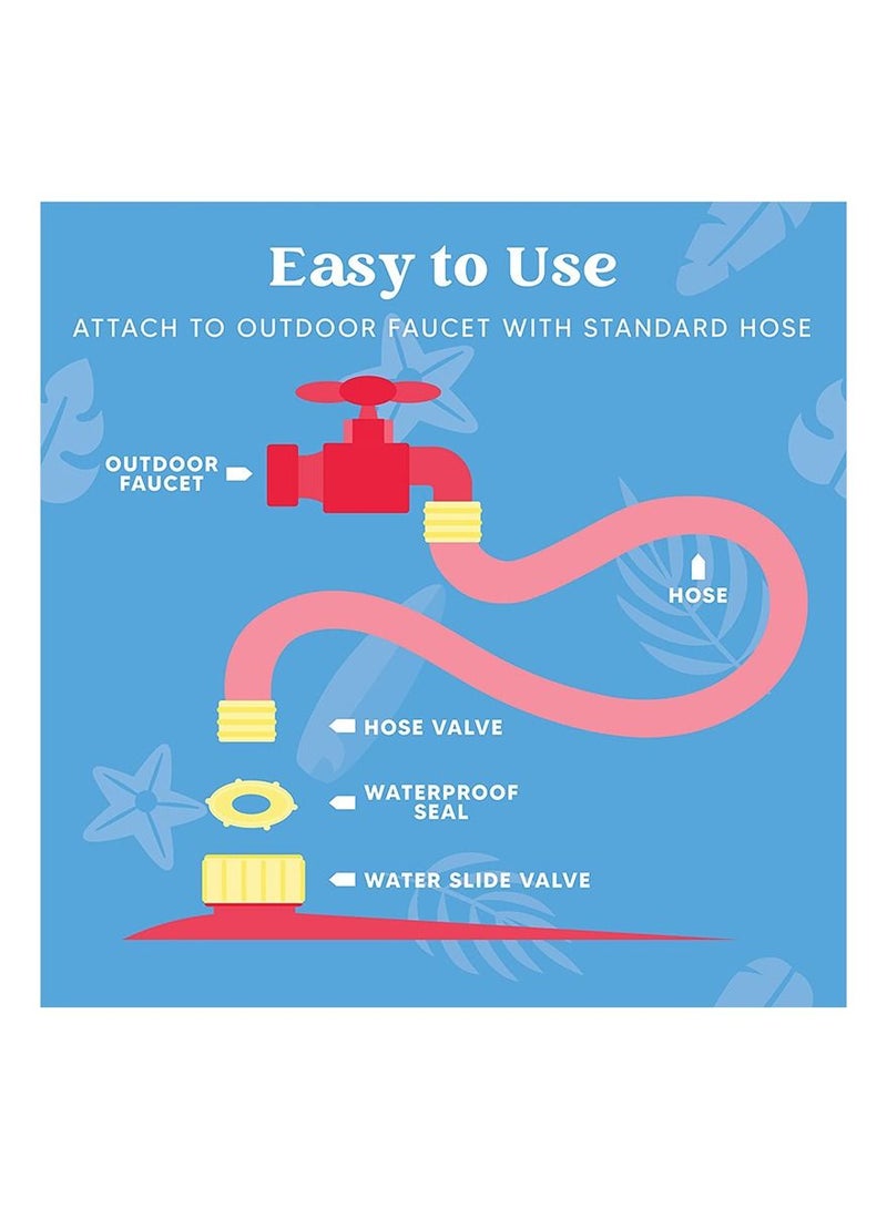 Inflatable Water Slide for Backyard Outdoor Kids Summer Toys Games Sprinkle Water Sliders with Boards For Children Summer Gifts  - Image 5