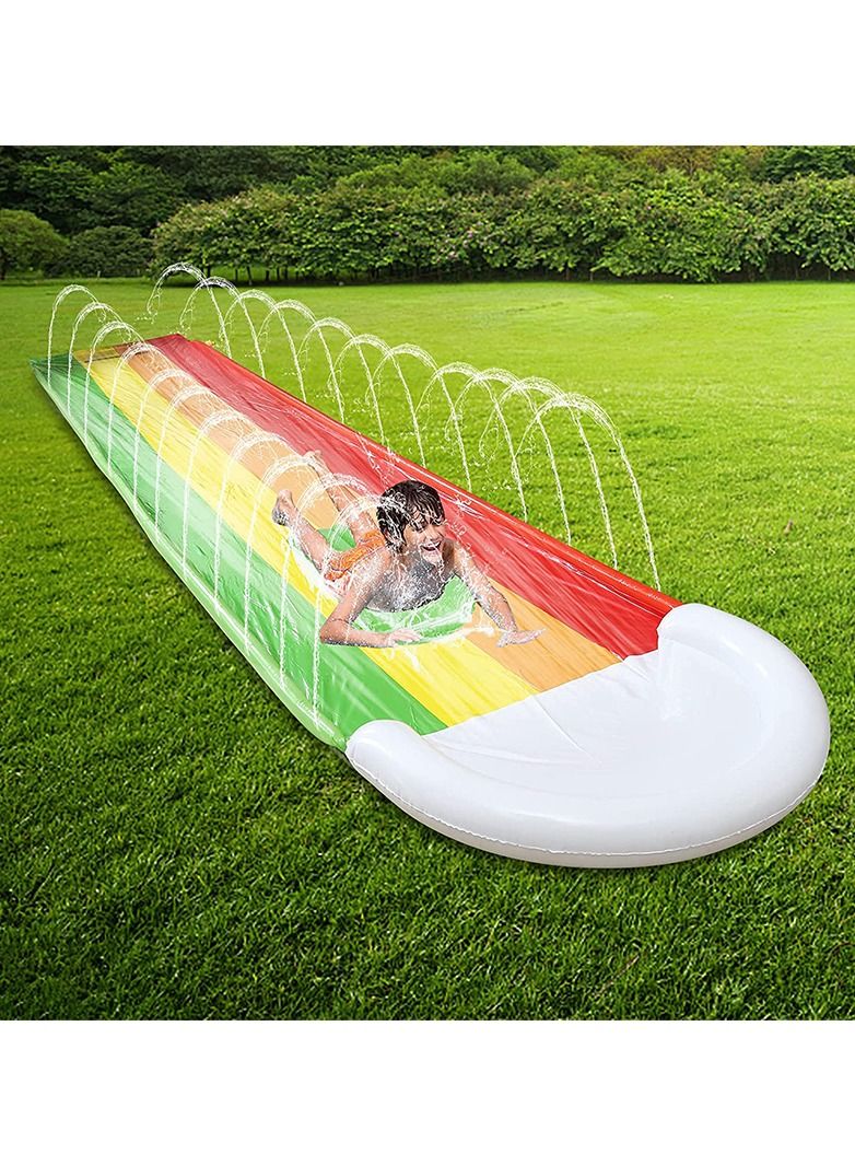 Inflatable Water Slide for Backyard Outdoor Kids Summer Toys Games Sprinkle Water Sliders with Boards For Children Summer Gifts  - Image 3
