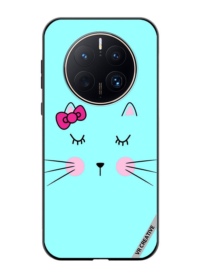VR CREATIVE Protective Case Cover For Huawei Mate 50 Pro Sleeping Cat Design Multicolour - Image 1