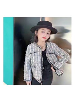Generic Baby Girls' Fashion Cotton Jacket Autumn and Winter Pocket Jacket Birthday Travel Party Christmas Daily Girls' Clothing (3-12 years)  - Image 3