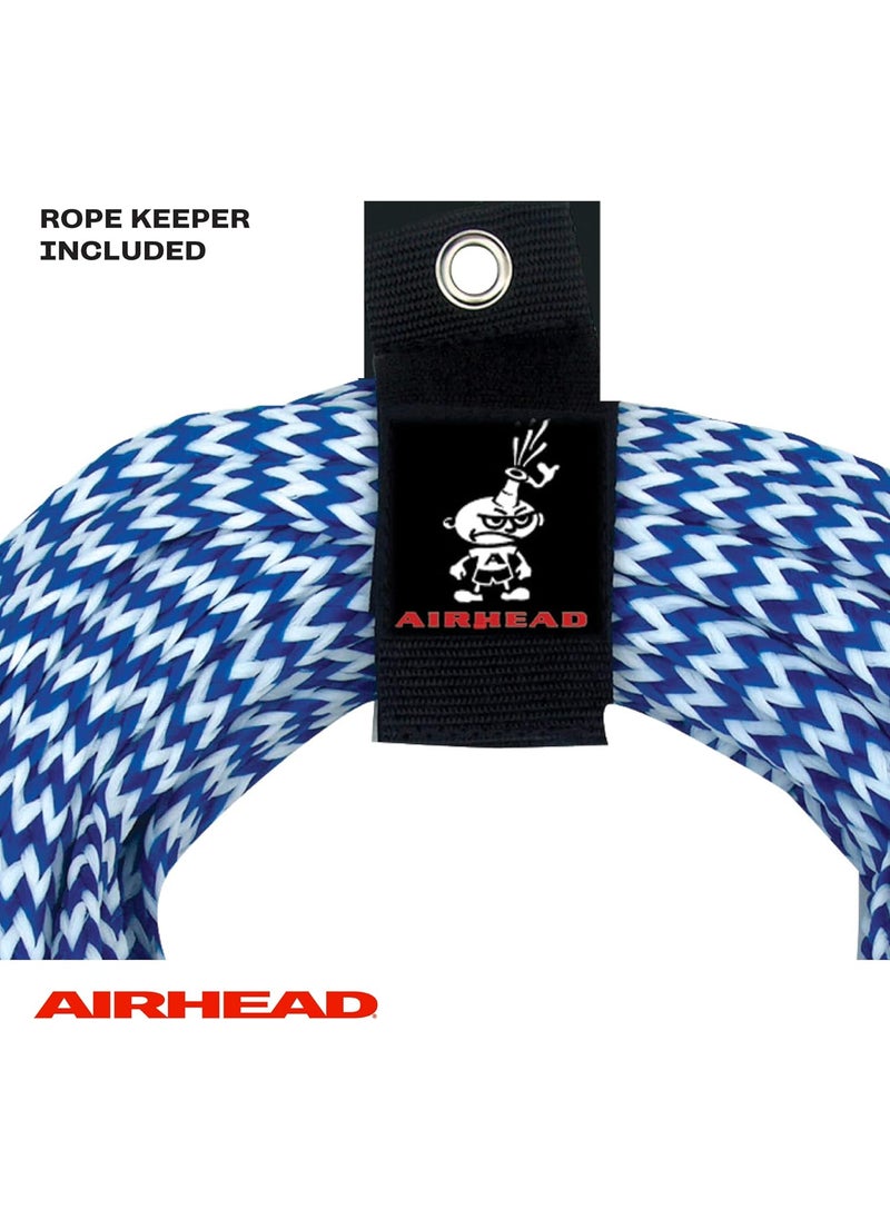 Airhead Airhead Water Ski Rope TractorGrip Handle 1 Section 75FeetBlue and White  - Image 5