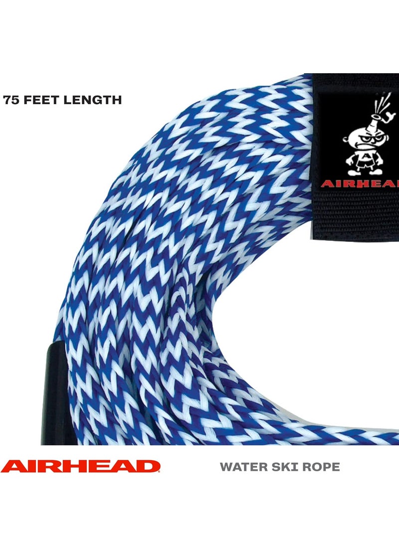 Airhead Airhead Water Ski Rope TractorGrip Handle 1 Section 75FeetBlue and White  - Image 2