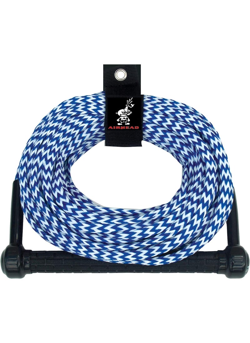 Airhead Airhead Water Ski Rope TractorGrip Handle 1 Section 75FeetBlue and White  - Image 1
