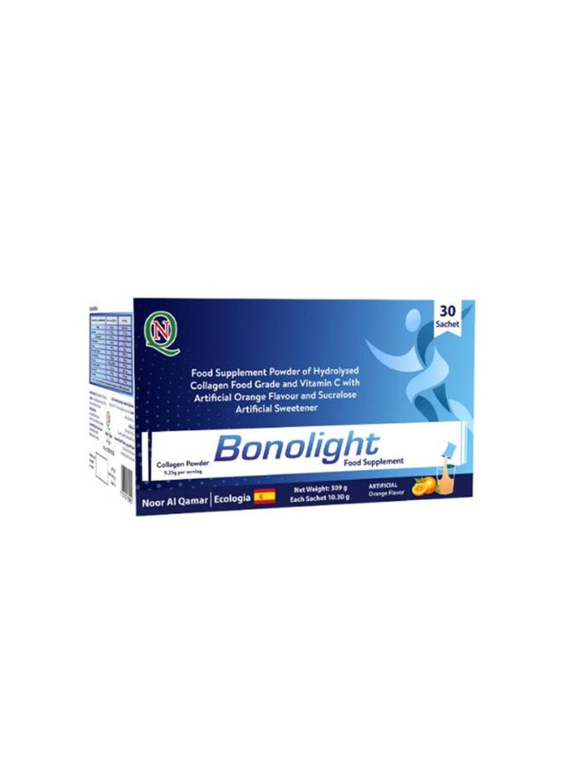 Noor AlQmar Bonolight Hydrolysed Collagen, Condritin, Multivitamin For Jiont Pain - 30 Sachets  - Image 3