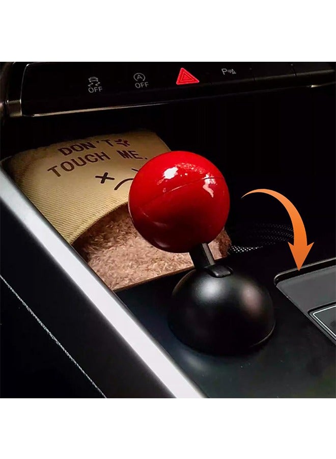 2Pcs Car Push Start Button Cover, Car Push to Start Button Rocker, Car Ball-Shaped One-Touch Start Cover, Engine Start u0026 Stop Joystick Cover Protector - Image 5