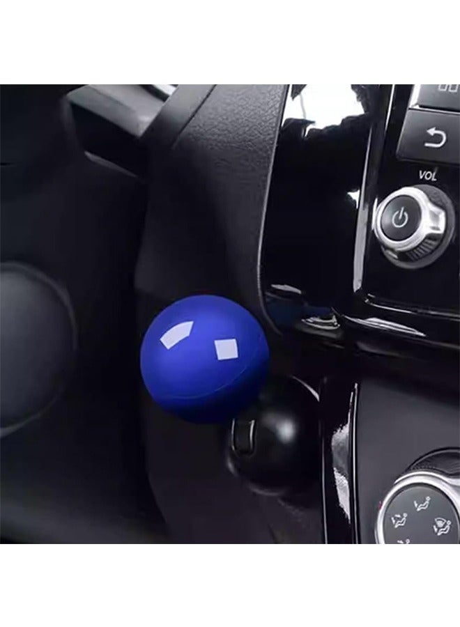 2Pcs Car Push Start Button Cover, Car Push to Start Button Rocker, Car Ball-Shaped One-Touch Start Cover, Engine Start u0026 Stop Joystick Cover Protector - Image 4