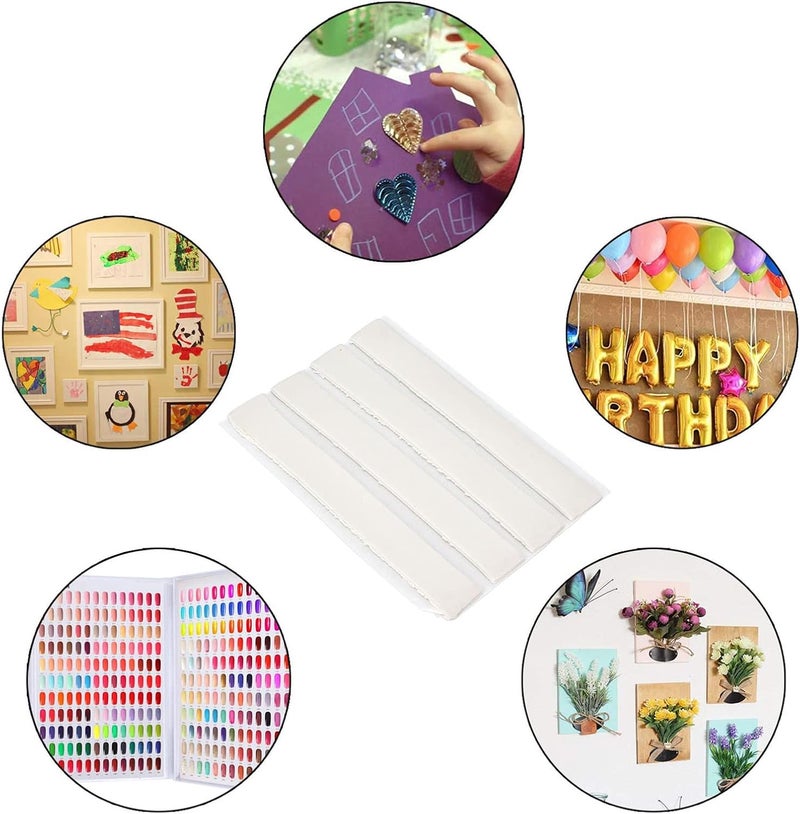 كلاراكو معجون لاصق متعدد الاستخدامات لفن الأظافر، معجون أبيض صديق للبيئة لتشكيل الأظافر، لا يترك أثراً، أداة تشكيل أظافر من البلاستيسين، مناسب لقواعد تدريب الأظافر، ولوحة ألوان الأظافر، للاستخدام المنزلي أو في صالونات التجميل. - Image 5