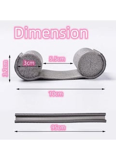HQ-GAMING Door Bottom Sealing Strip Guard For Home, Door Acoustic Sealing, Anti-Mosquito, Door Partition Anti-Collision, Door Handle, Door Slit, Windproof, Door Sealing Cover (Brown)3PCS  - Image 4