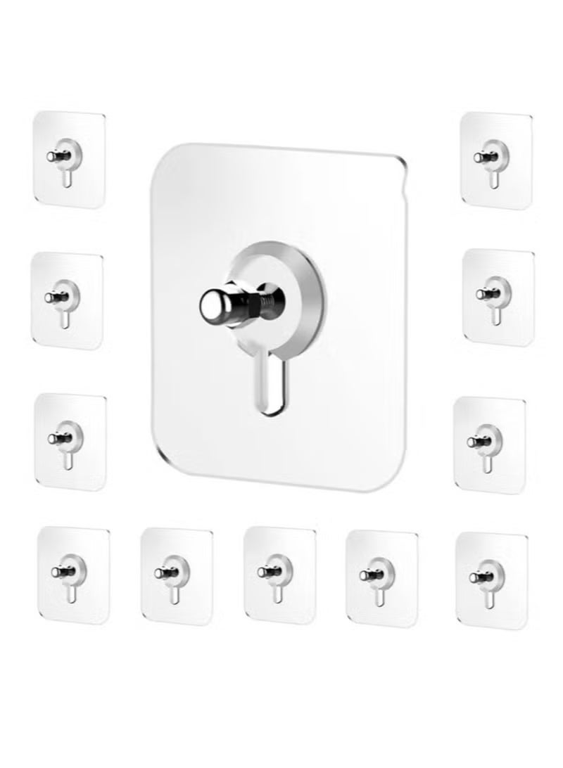 10Pcs Adhesive Wall Hooks – Nail-Free Alternative for Hanging Items - Image 2
