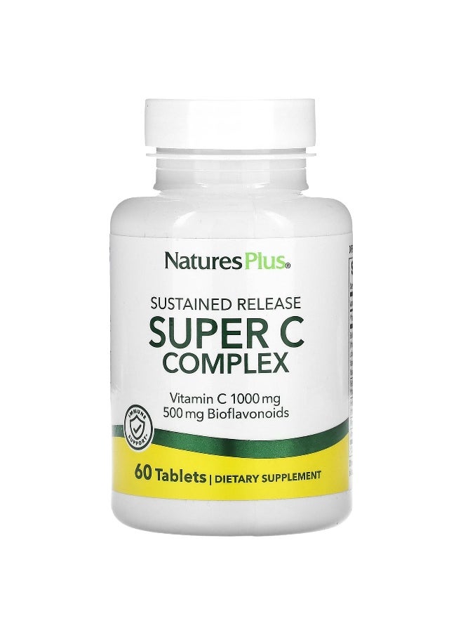 Natures Plus NaturesPlus, Sustained Release Super C Complex, 60 Tablets  - Image 1