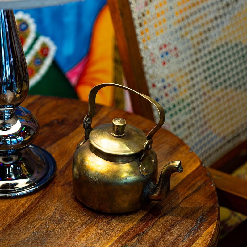 Handmade Vintage Brass Pure Brass Kettle