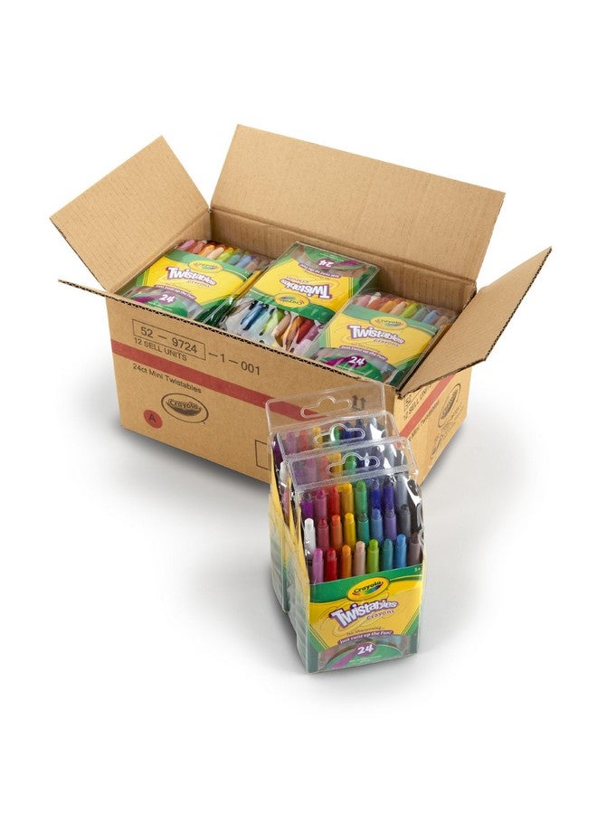 Crayola Mini Twistable Crayons 24 Count - Image 1