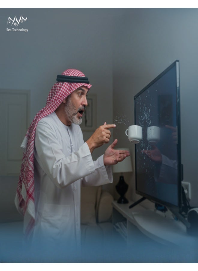 واقي شاشة تلفزيون 60 بوصة عالي الجودة من التقنية البحرية , مصنوع من مادة الاكريليك الصلبة بسماكة 3 مم , مضاد للضوء الازرق , مقاومة عالية ضد الكسر, الخدوش, البصمات , متوافق عالميا مع جميع انواع الشاشات