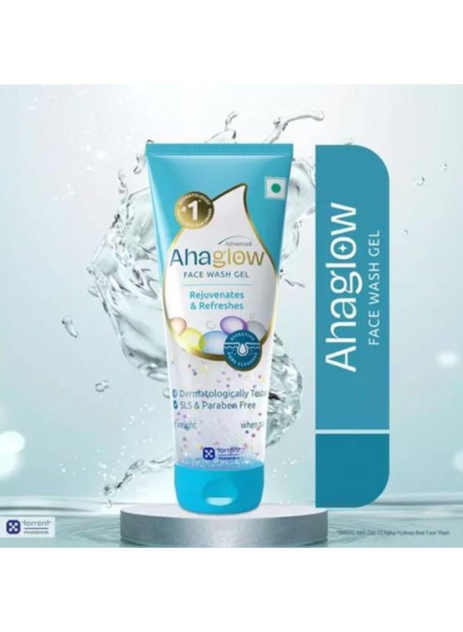 Ahaglow - Face Wash  Gel with Aloe Vera and Vitamin E  200g - Image 1