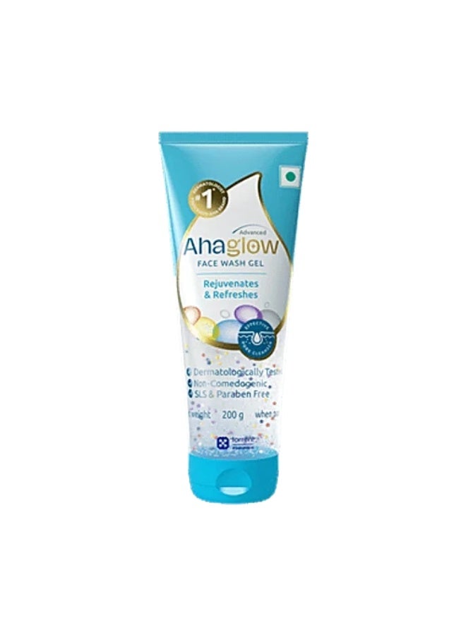 Ahaglow - Face Wash  Gel with Aloe Vera and Vitamin E  200g - Image 3