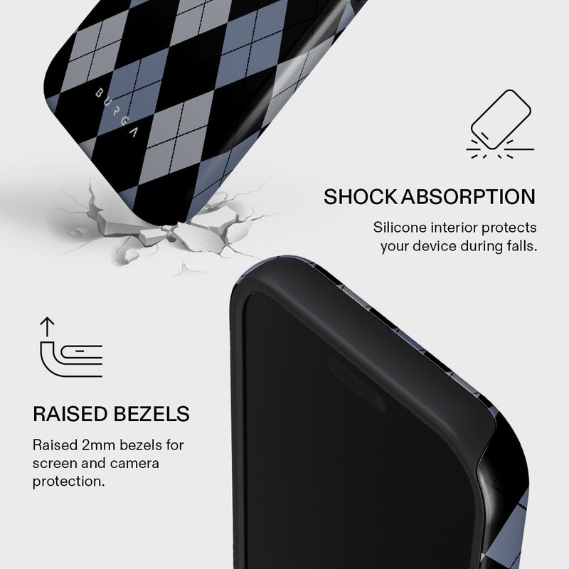 Burga iPhone 17 Pro Max Trouble Premium Case Compatible with Hybrid Dual-Layer Hard Shell + Silicone Protection - Scratch-Resistant Shockproof Mobile Cover - Image 4