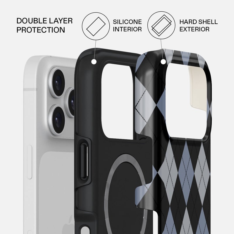 Burga iPhone 17 Pro Max Trouble Premium Case Compatible with Hybrid Dual-Layer Hard Shell + Silicone Protection - Scratch-Resistant Shockproof Mobile Cover - Image 2