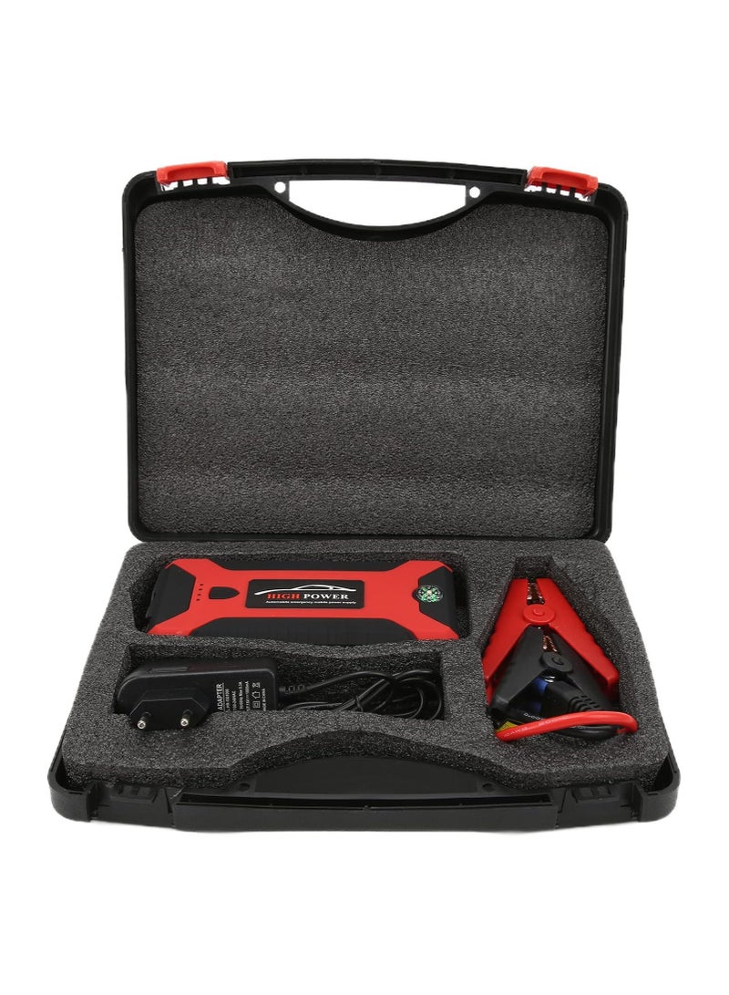 Generic Car Starter, 20000mAh 12V Car Battery Amplifier Kit with Smart Display Jumper Cables for Up to 6-Liter Petrol and 4-Liter Diesel Engines, Portable Power Bank Charger with LED Flashlight  - Image 3
