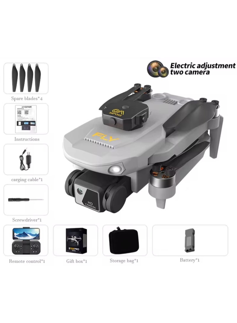 ريبنيو طائرة Z102 الأصلية بدون طيار مزودة بنظام تحديد المواقع العالمي (GPS) وشبكة الجيل الخامس (5G) | طائرة احترافية بكاميرا مزدوجة عالية الدقة 8K مع خاصية تجنب العوائق بزاوية 360 درجة والتصوير الجوي - Image 1