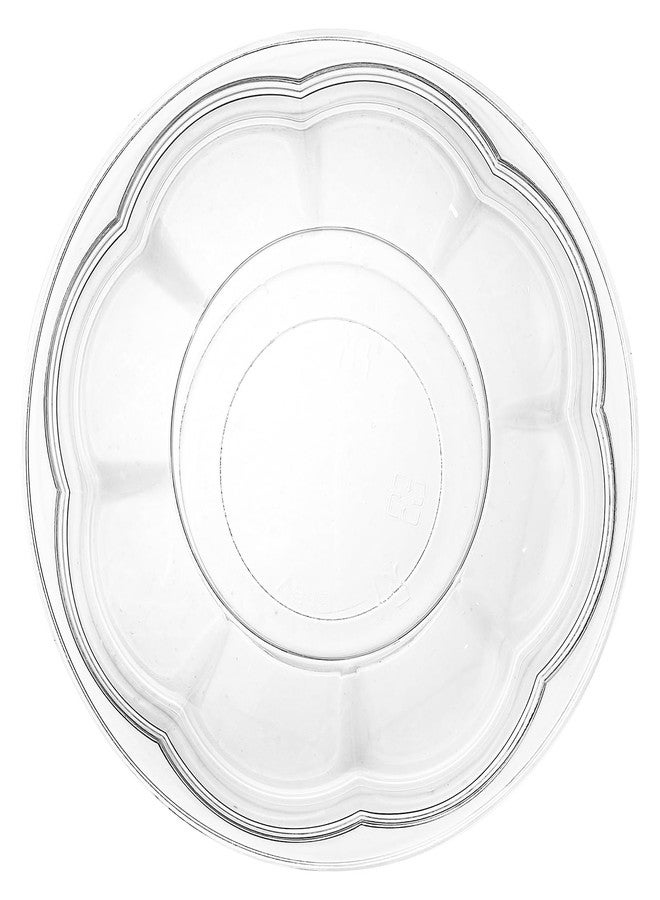 Mezchi 50 Pack Plastic Salad Bowls with Lids, 18 oz Disposable Salad To-Go Container for Lunch, Clear Acai Bowls for Takeout Fruits, Meal Prep, Nuts, Serving, and Mixing - Image 4