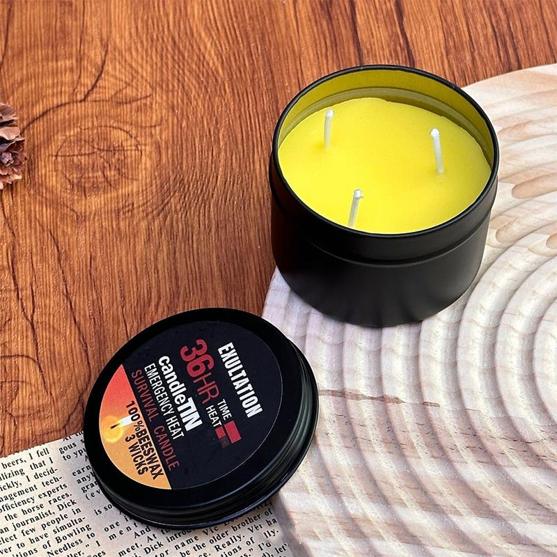 Upgraded 3x Brighter Disaster Prevention Emergency Three-Wick Emergency Candle, Power Outage Survival Light, Picnic and Family Essential - Image 5