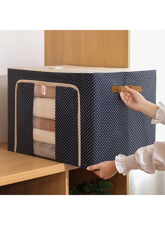 Storage bag with metal legs. 100-liter storage bag for storing all clothes, blankets, and furnishings. Made of high-quality materials to ensure the longest possible use - Image 4
